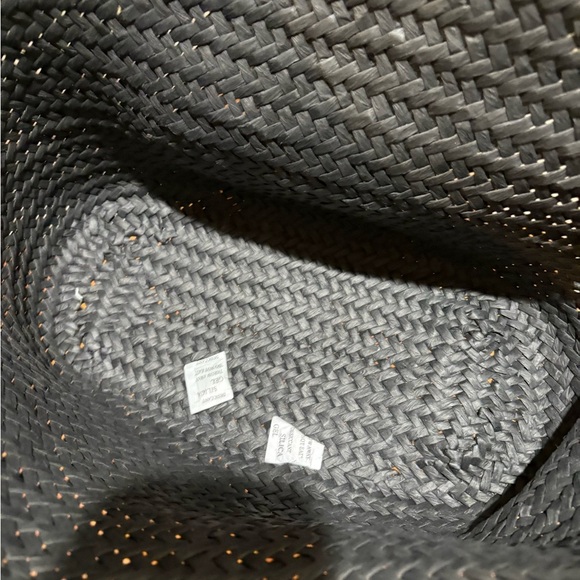 ☀️Large Black Wicker Beach Bag - Picture 2 of 8